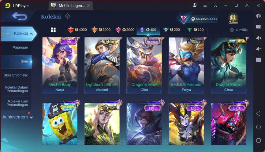 Mobile Legends: Bang Bang Accounts GLOBAL|Hero 116|Skin 206|Naruto Hayabusa,Kof Karin image 17