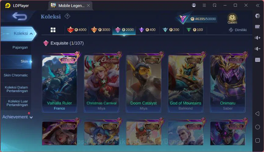 Mobile Legends: Bang Bang Accounts GLOBAL|Hero 116|Skin 206|Naruto Hayabusa,Kof Karin image 18