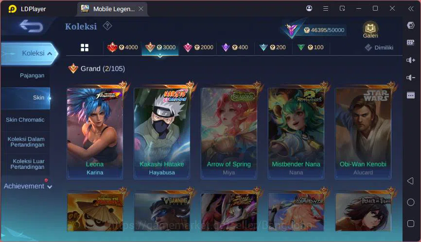 Mobile Legends: Bang Bang Accounts GLOBAL|Hero 116|Skin 206|Naruto Hayabusa,Kof Karin image 19