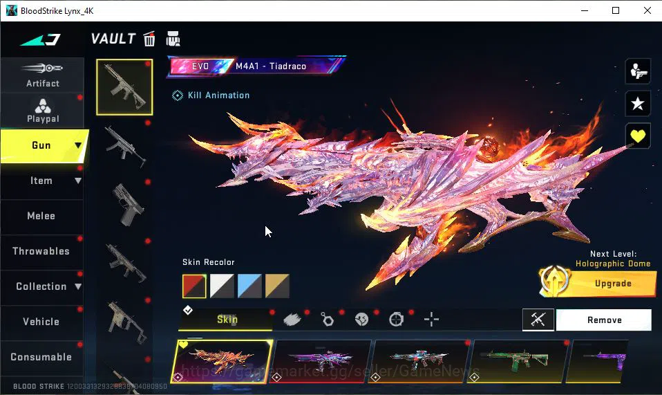 Blood Strike Accounts ASIA|3 EVO[M4A1-Tiadraco,AK47-Hellride Lv2,SCAR-St image 2