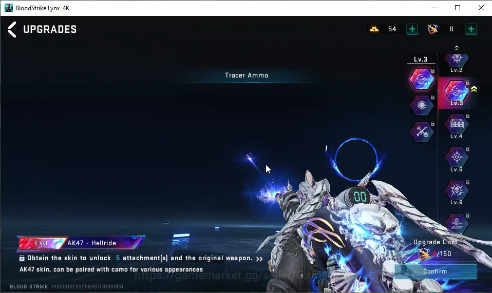 Blood Strike Accounts ASIA|3 EVO[M4A1-Tiadraco,AK47-Hellride Lv2,SCAR-St image 5