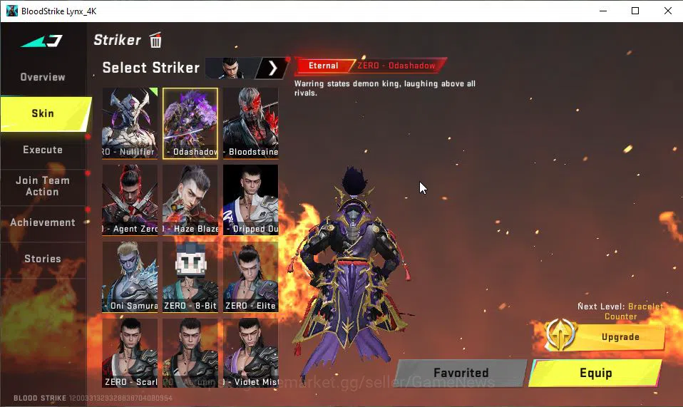 Blood Strike Accounts ASIA|3 EVO[M4A1-Tiadraco,AK47-Hellride Lv2,SCAR-St image 7
