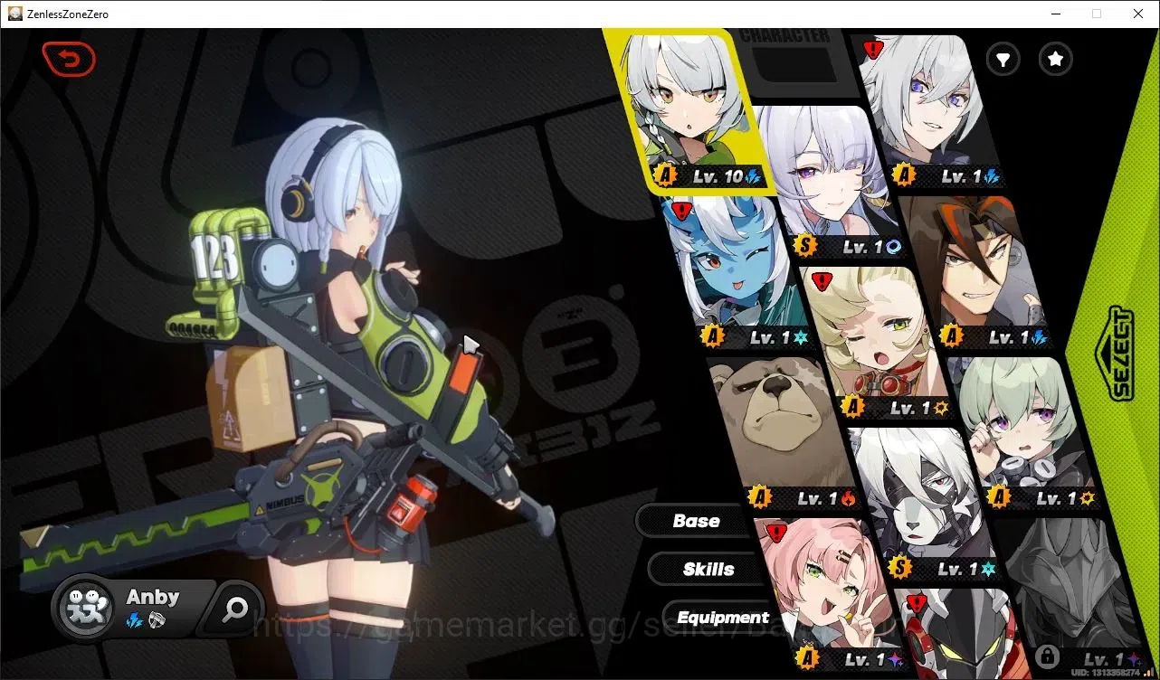 Zenless Zone Zero Accounts Starter Asia | Lv 06 | Velina Limited Lv 1, Anby Lv 10, 8 A-Class Lv 1| 30 Poly | TakeMail Check 3