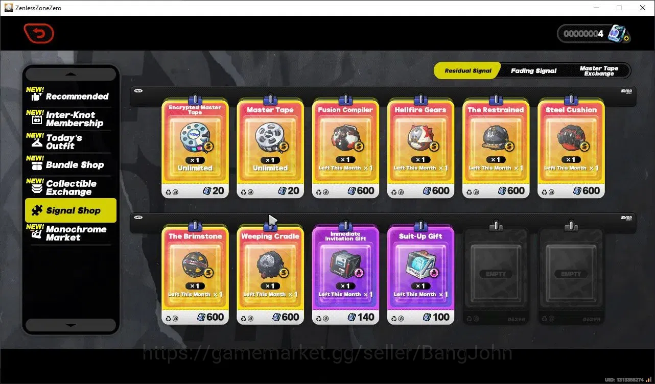 Zenless Zone Zero Accounts Starter Asia | Lv 06 | Velina Limited Lv 1, Anby Lv 10, 8 A-Class Lv 1| 30 Poly | TakeMail Check 5