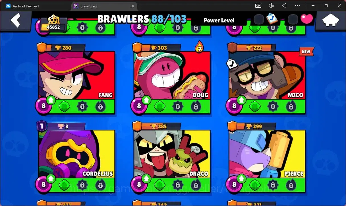 Brawl Stars Accounts Global |45852 Trophhy|88 Brawler|21 Max Hypercharg image 12