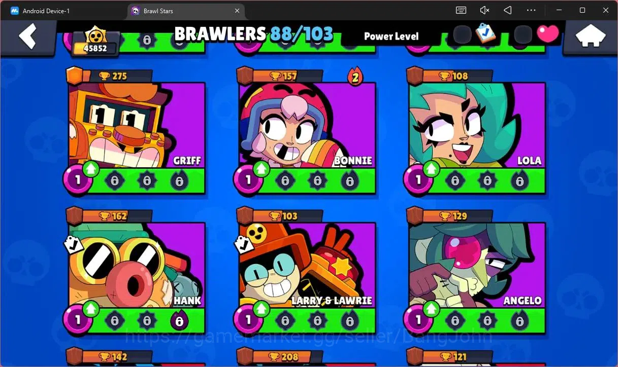 Brawl Stars Accounts Global |45852 Trophhy|88 Brawler|21 Max Hypercharg image 18