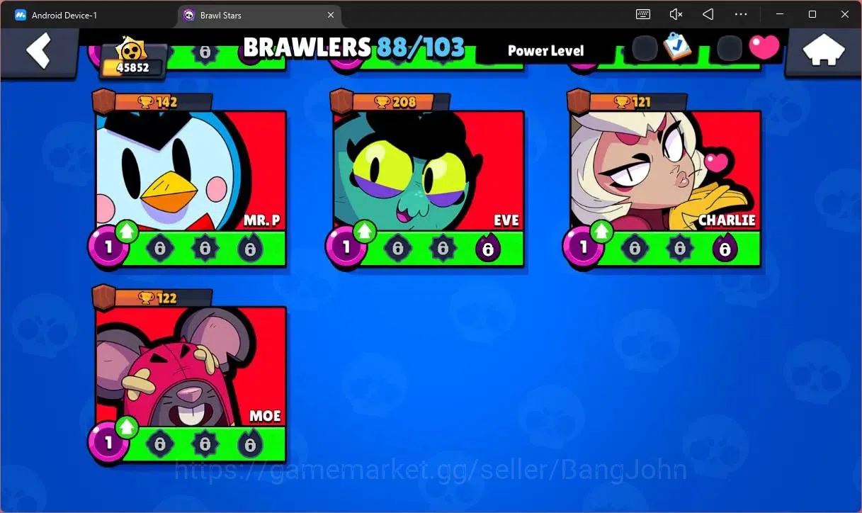 Brawl Stars Accounts Global |45852 Trophhy|88 Brawler|21 Max Hypercharg image 19