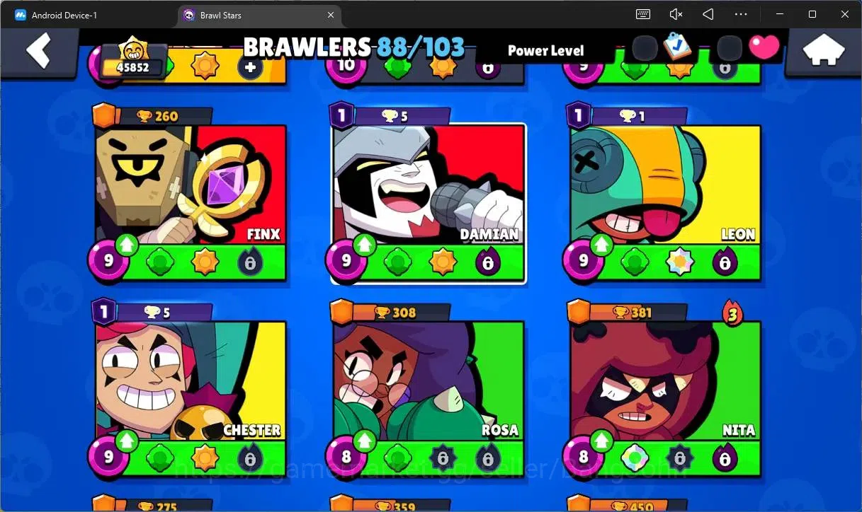 Brawl Stars Accounts Global |45852 Trophhy|88 Brawler|21 Max Hypercharg image 9