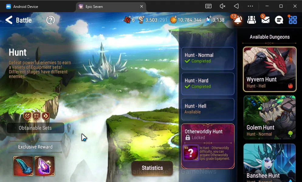 Epic Seven Accounts GLOBAL UNVERIF|6 ML(BArunka,Har Setti,TE kayron,Et image 16