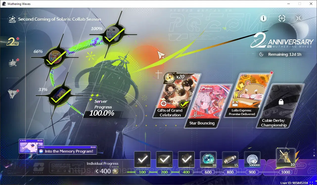 Wuthering Waves Accounts SEA|UL 8|Starter|2Limit Lynae+Chisa|DB lv4 |MC Fem image 2