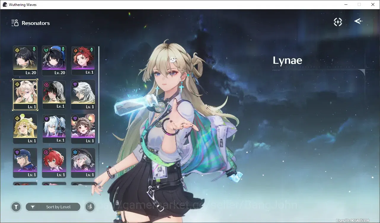 Wuthering Waves Accounts SEA|UL 8|Starter|2Limit Lynae+Chisa|DB lv4 |MC Fem image 5