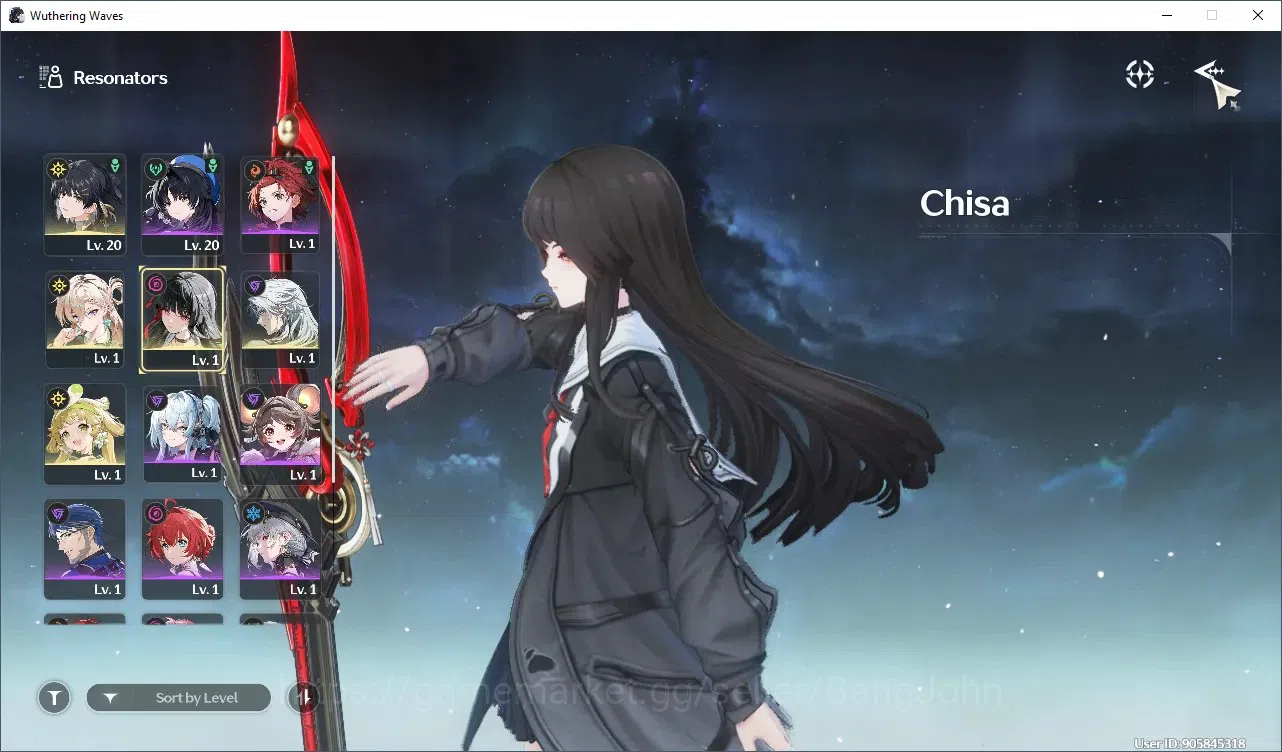 Wuthering Waves Accounts SEA|UL 8|Starter|2Limit Lynae+Chisa|DB lv4 |MC Fem image 6