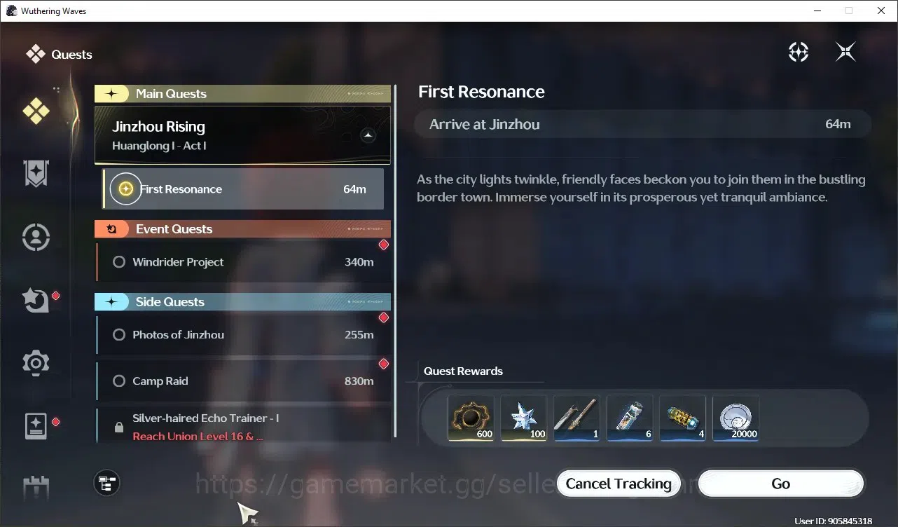 Wuthering Waves Accounts SEA|UL 8|Starter|2Limit Lynae+Chisa|DB lv4 |MC Fem image 9