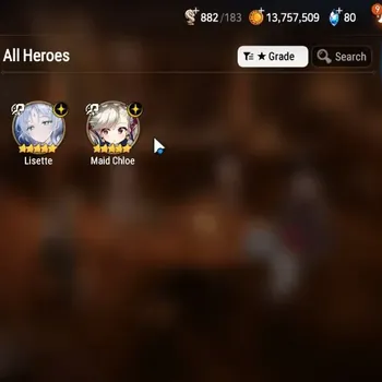 Epic Seven Accounts Starter Global Unverif|Fresh Starter|2 ML(Lisette,Maid Chloe)|Theater Locked|PoH+Bless ON|Stigma