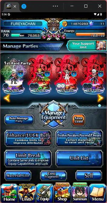 Grand Summoners Accounts Others GLOBAL|15 Ascend|Chloe,SummerMiyu,Milim,Shuna,Kenshin Himura,etc|Take mail|check SS|GS129B 6