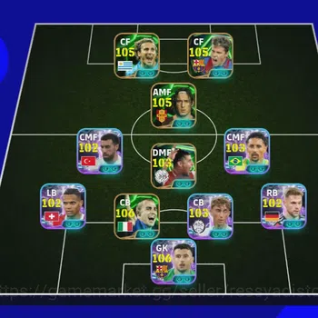 eFootball Accounts Legends & Iconic Players EFOOTBALL 2026 | DAVID VILLA,TOTTI,ST JOAN GARCIA,F CANAVARO,D FORLAND,9 MANAGER