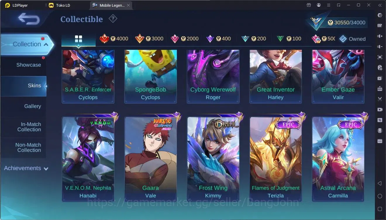 Mobile Legends: Bang Bang Accounts Global|Hero 105|Skin 145|Expert|CC Natalia|9th Fan image 11
