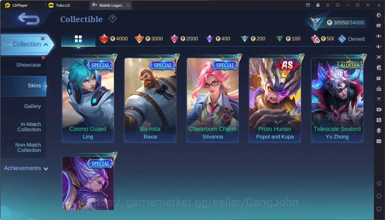 Mobile Legends: Bang Bang Accounts Global|Hero 105|Skin 145|Expert|CC Natalia|9th Fan image 17