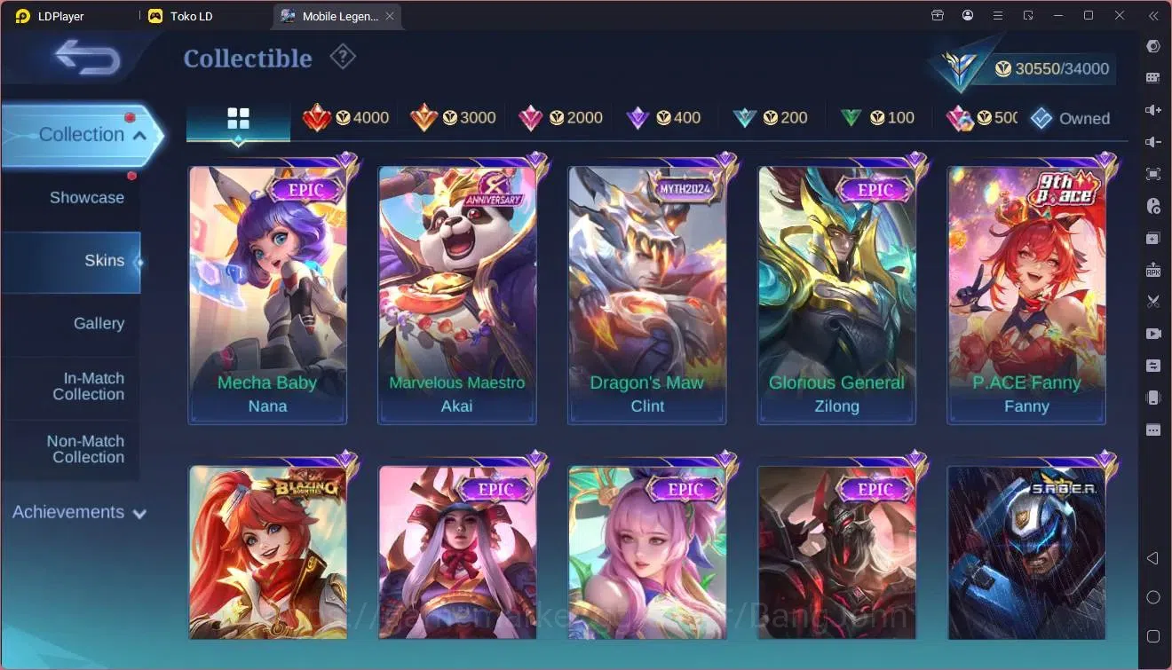 Mobile Legends: Bang Bang Accounts Global|Hero 105|Skin 145|Expert|CC Natalia|9th Fan image 8
