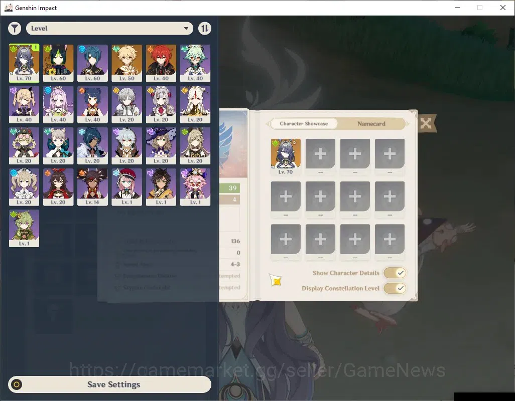 Genshin Impact Accounts EUROPE | AR 39 | 1 Limited + 2 (*5Standard) | Laum image 2
