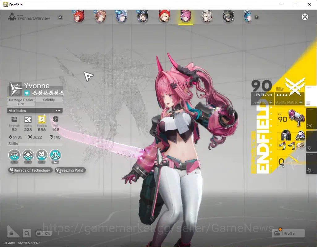 Arknights: Endfield Accounts ASIA|Lv 60|8 SSR (4 Limit) + 16 (*6 Wep)|[Laevatai image 3