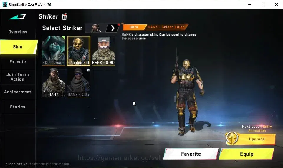 Blood Strike Accounts ASIA|EVO UMP45-Forsaken Lv6|2 ETERNAL[EMMA-Luxie M image 13