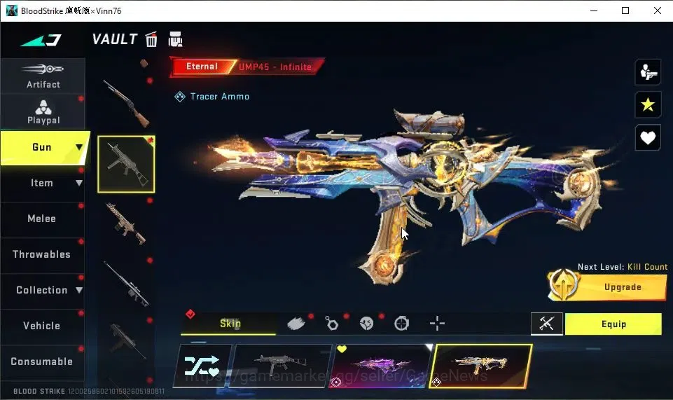 Blood Strike Accounts ASIA|EVO UMP45-Forsaken Lv6|2 ETERNAL[EMMA-Luxie M image 5