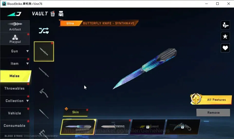 Blood Strike Accounts ASIA|EVO UMP45-Forsaken Lv6|2 ETERNAL[EMMA-Luxie M image 9