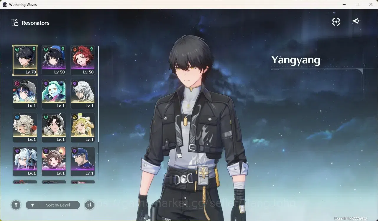 Wuthering Waves Accounts Starter SEA|UL 49|Rank 5| 2 Char Limited Yangyang: Xuanling Rc6,Rebecca | 5132 Astrite | Mc Male 2