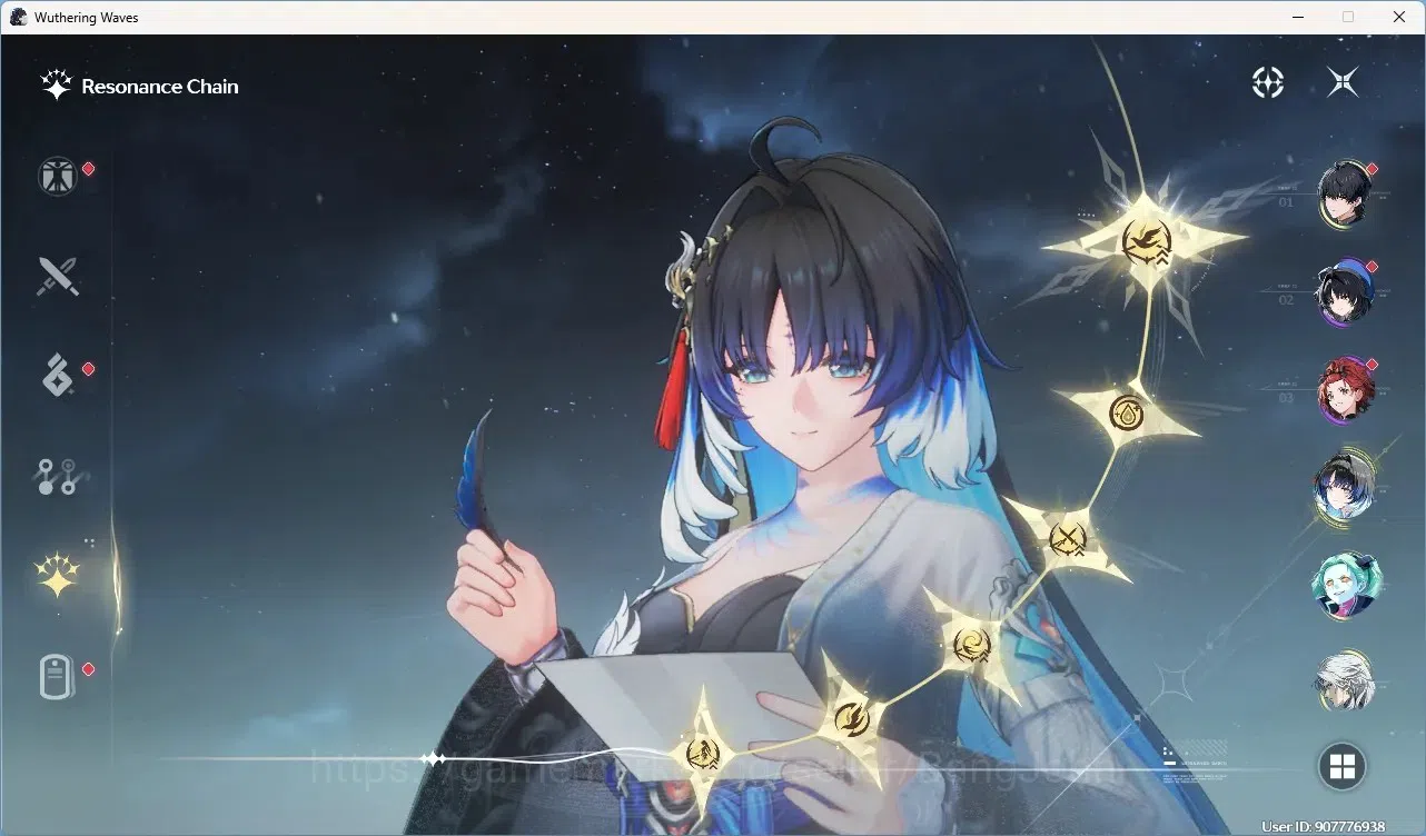 Wuthering Waves Accounts Starter SEA|UL 49|Rank 5| 2 Char Limited Yangyang: Xuanling Rc6,Rebecca | 5132 Astrite | Mc Male 3