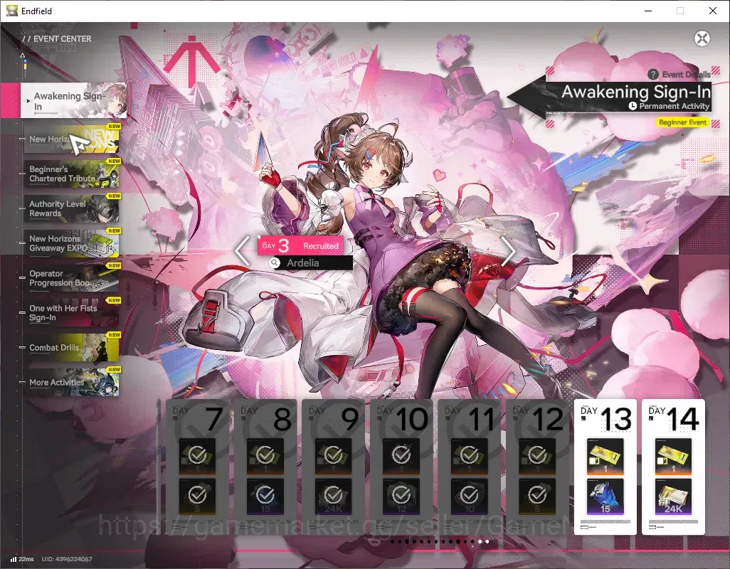 Arknights: Endfield Accounts ASIA|Starter with Selector OP|Lv 2|3 SSR(1Limit)+1 image 9