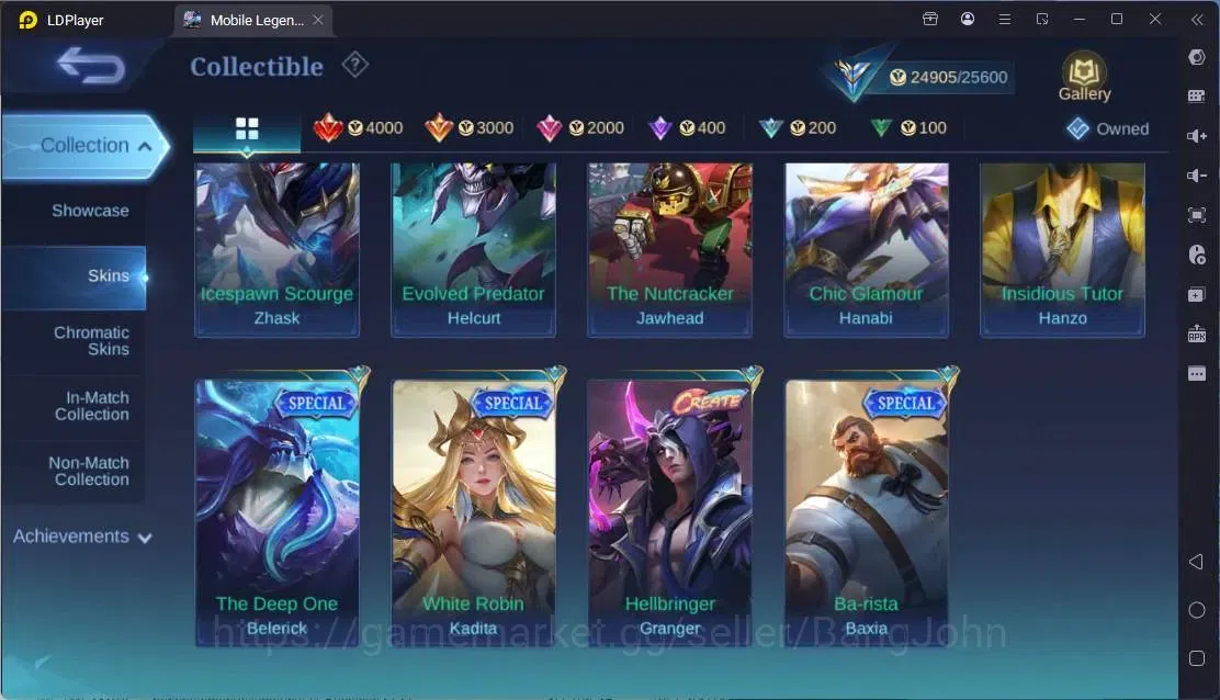 Mobile Legends: Bang Bang Accounts Global |Hero 41|Skin 91|Expert|11.11 X.Borg|Sanrio image 13