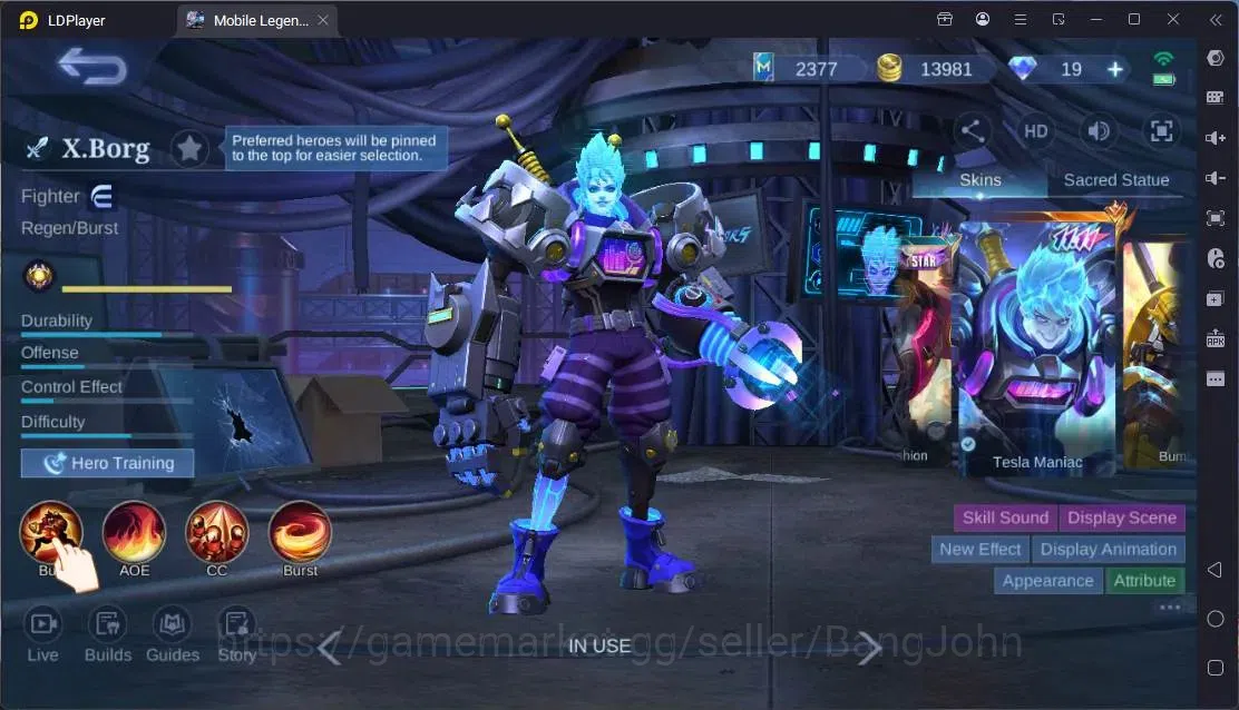 Mobile Legends: Bang Bang Accounts Global |Hero 41|Skin 91|Expert|11.11 X.Borg|Sanrio image 18