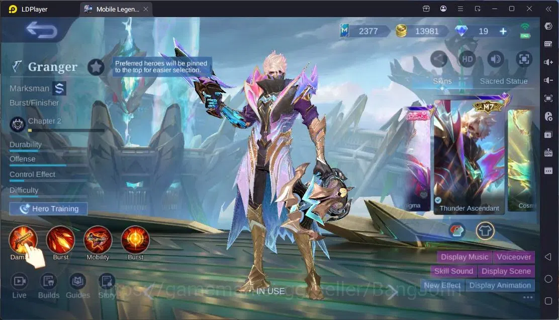 Mobile Legends: Bang Bang Accounts Global |Hero 41|Skin 91|Expert|11.11 X.Borg|Sanrio image 20