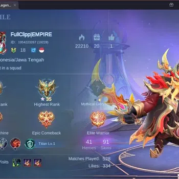 Mobile Legends: Bang Bang Collector Global |Hero 41|Skin 91|Expert|11.11 X.Borg|Sanrio image 1