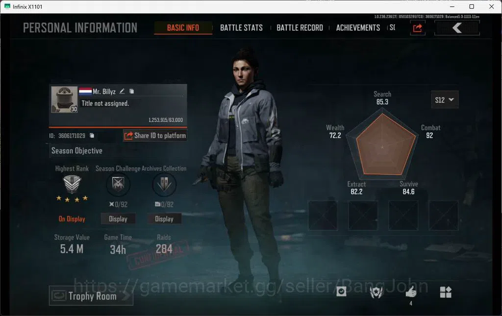 Arena Breakout Accounts Mobile|lvl 30|SV 5,4 CV 2,8 Skin urban sport,more image 1