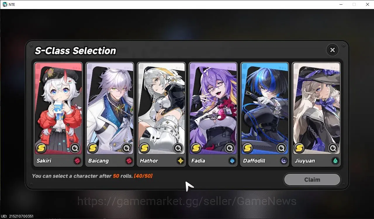 Neverness to Everness Accounts GLOBAL EU|HL 3| 1 SSR Meta Nanally + S-Class Char  image 4