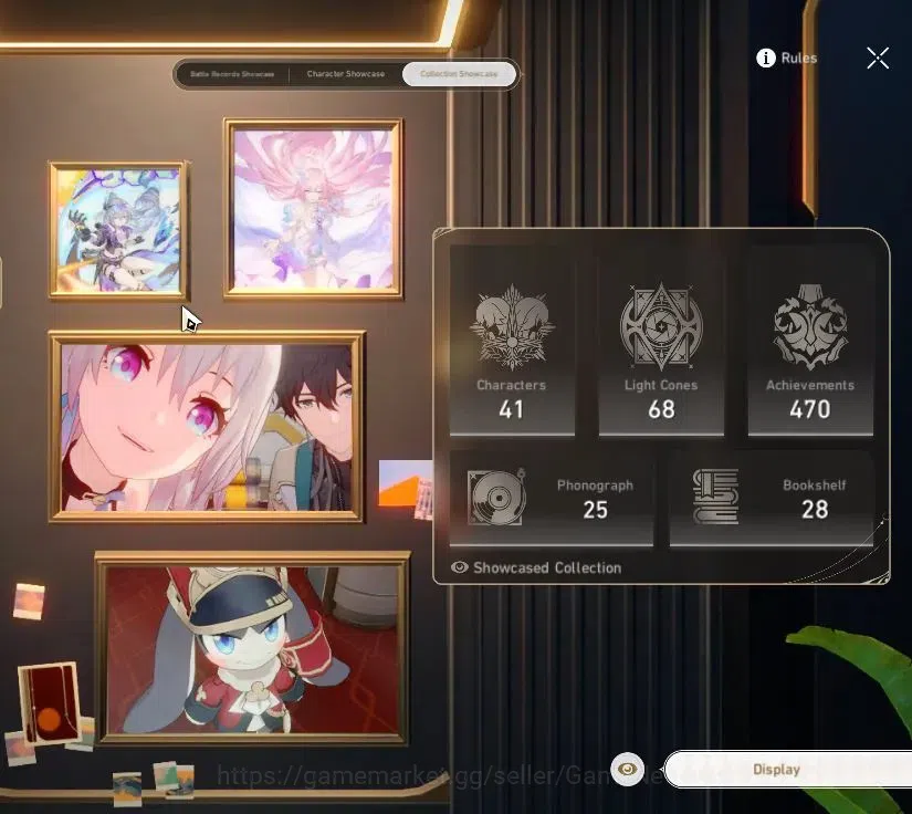 Honkai Star Rail Accounts Asia|TL68|Anaxa+sign&Archer PreamTeam|18 Limited|C image 3