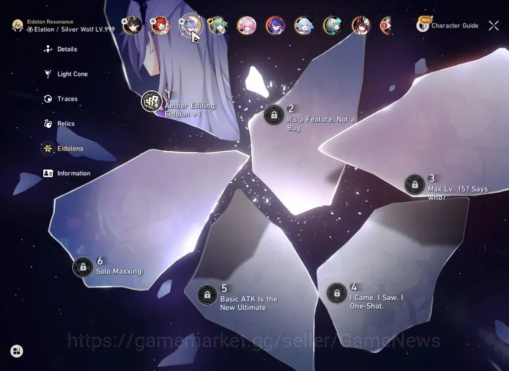 Honkai Star Rail Accounts Asia|TL68|Anaxa+sign&Archer PreamTeam|18 Limited|C image 5