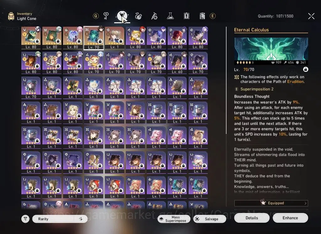 Honkai Star Rail Accounts Asia|TL68|Anaxa+sign&Archer PreamTeam|18 Limited|C image 7