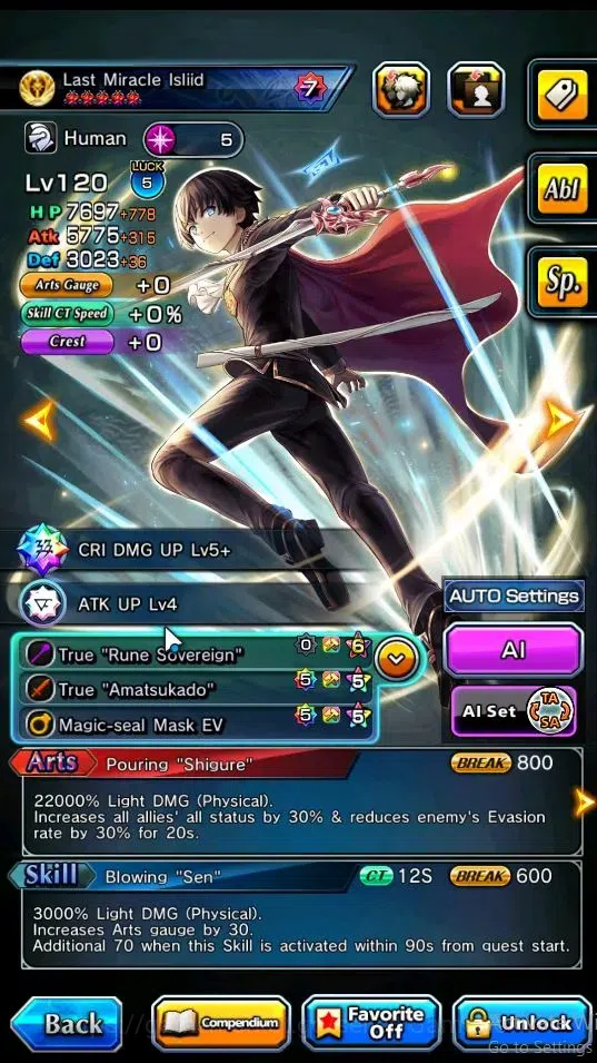 Grand Summoners Accounts End-Game Global|Rank 109|2 ART|29 Ascend 11 TW(Houka Inumuta,Shirou Emiya,LM Islid,Kenshin,Reimu,Su 12