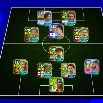 eFootball Accounts Legends & Iconic Players COLECTIVE 3193+ | NEW NAKAMURA KEITO x G BATISTUTA x RONALDINHO x D NUNEZ x S