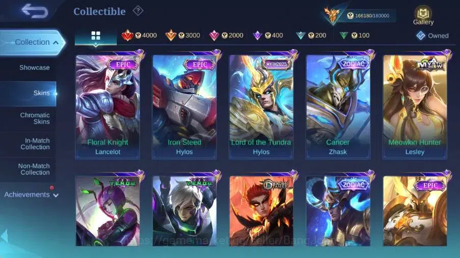 Mobile Legends: Bang Bang Accounts Global|Skin 544|Mega|Legend Alucard,Lunox,PRIME Cl image 17
