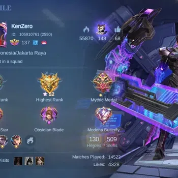 Mobile Legends: Bang Bang Accounts Others Global|509 Skin|Mega|KungFuPanda [Akai & Thamuz]|2 Legend[Miya&Alu]|3