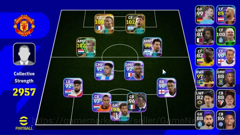 eFootball Accounts Legends & Iconic Players Android|Big Time Kylian Mbappe 9 Jul'26|Show Time Vozinha,Lionel Messi|Sergio 1