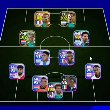 eFootball Accounts Legends & Iconic Players Android|Big Time Kylian Mbappe 9 Jul'26|Show Time Vozinha,Lionel Messi|Sergio
