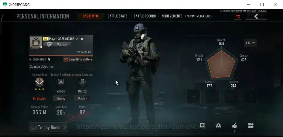 Arena Breakout Accounts MOBILE Lv30|SV 35M|CV 24M| Armored Ring M3 | AK12  image 2