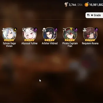 Epic Seven Accounts Limited Hero GLOBAL UnVerif|NewEra|6 ML (Monarch Iseria,SS Vivian,Abyssal Yufine,RequiemR Etc