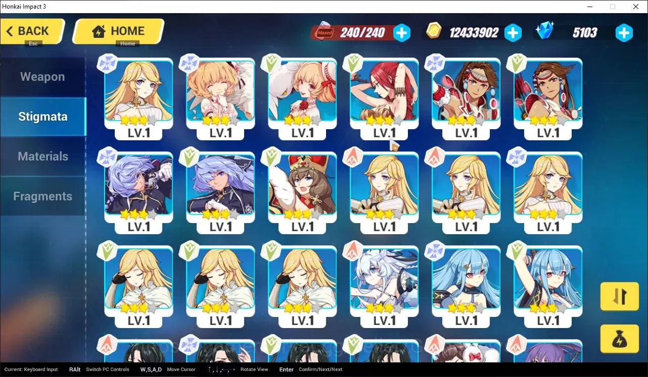 Honkai Impact 3rd Accounts Mid-Game SEA|Lvl 76|5K DM|3 Fullset|Seele Wings of Panacea4/4,Coralie VB4/4,Lunar 11