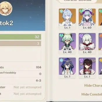 Genshin Impact Accounts Others ASIA|Allunset|AR 32|1 Limited (Odette) + Mizuki|Low Explore|Cek SS|TakeMail(GI1156Z)